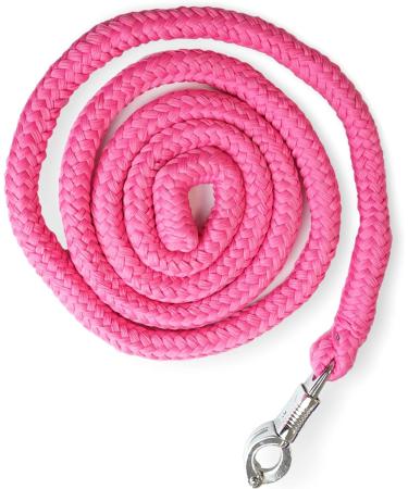 Premium Knit Panic Hooks for Horses | Stylish Leading Leash & Binding Design for Ponies Donkeys & Goats - Pink - Buy Online on GoSupps.com