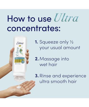 Dove Daily Moisture Shampoo & Conditioner Set for Dry Hair - 2X More Washes in 30 Seconds - 20 fl oz (Pack of 2) - Buy Online on GoSupps.com
