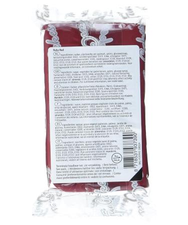 Funcakes Ruby Red Fondant 250g - Perfect for Cakes & Decorating | Buy Online Worldwide - Buy Online on GoSupps.com