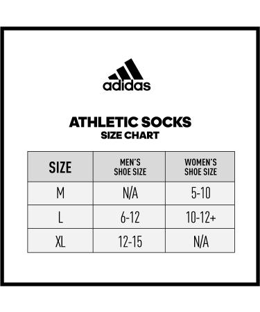 adidas Women's Sport Stripe High Quarter Socks (3-Pack) - Black/White - Size Medium - Buy Online on GoSupps.com