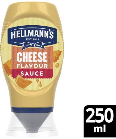 Hellmann's 100% Recyclable Cheese Flavor Condiment - Gluten Free Cheese Sauce - Vegetarian Friendly - 250ml - Buy Online on GoSupps.com