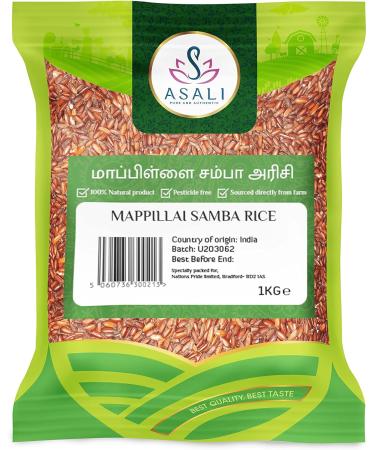 Asali Traditional Mapilai Samba Rice 2kg(1kg x 2packs) - Buy Online on GoSupps.com