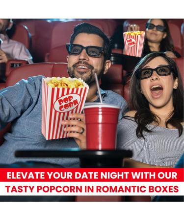 50 Pcs Popcorn Boxes for Party 5.5 Inches Tall Red & White Striped Popcorn Bags Mini Popcorn Buckets & Popcorn Bowl for Movie Theater Home Carnival Decorations (50) - Buy Online on GoSupps.com