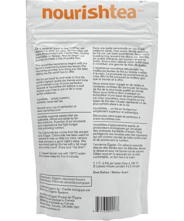 nourishtea - warming chamomile organic premium loose leaf tea caffeine-free. 40g (pack of 1) - Buy Online on GoSupps.com