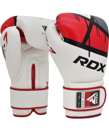 RDX EGO Boxing Gloves 14oz - Maya Hide Leather | Ventilated Sparring & Training Mitts for Men, Women | Muay Thai, Kickboxing, MMA | Heavy Bag Workout Pads - Buy Online on GoSupps.com