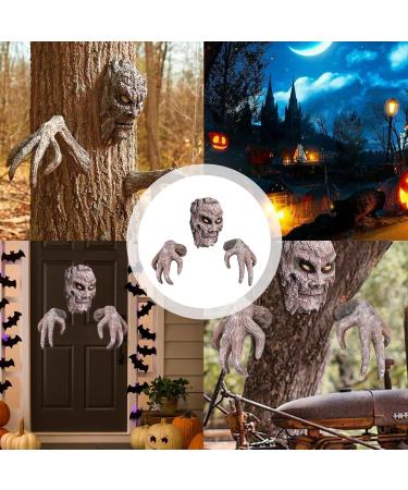 Unique Border Tree Ornament & Creative Bark Face Halloween Makeup Props - Buy Online on GoSupps.com