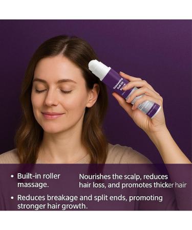 Hair Oil For Growth | 15ml Roll On Hair Thickener | Long Lasting Moisturizing Scalp Oil for Smooth Curly Damaged Hair Thinning Dry Travel Daily Salon - Buy Online on GoSupps.com
