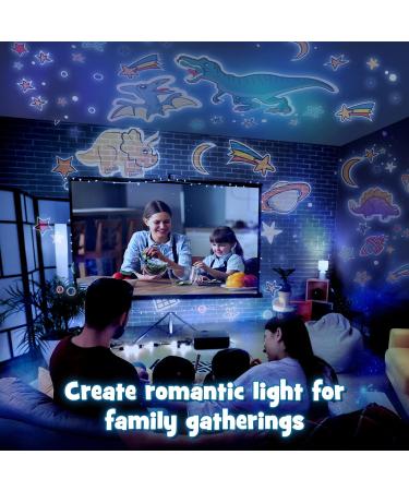 EUCOCO Dinosaur Night Light Projector Toy for Boys | Ages 2-12 | Sensory Lights | Kids Gifts - Buy Online on GoSupps.com