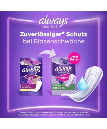 Always Dailies Extra Protect Slip Inserts for Women - Giga Pack (64 Pieces) | Normal Absorbency Maximum Protection Daily - Buy Online on GoSupps.com