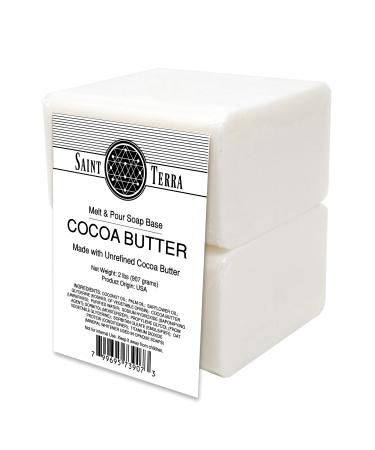 Saint Terra - Cocoa Butter Melt and Pour Soap Base 2 Pounds