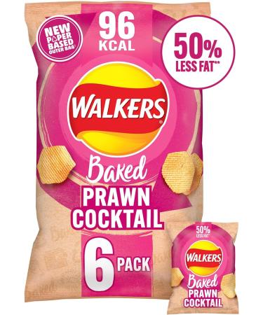 Walkers Variety Multipack Crisps (24X22g) 6x Sea Salt + 6x Cheese & Onion + 6x Salt & Vinegar + 6x Prawn Cocktail Boxed Treatz - Buy Online on GoSupps.com