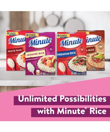Minute Jasmine Rice - Instant 12-Ounce Box for Quick Dinner Meals - Buy Online on GoSupps.com