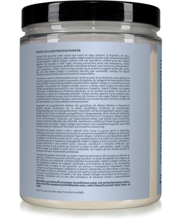 Poudre de peptides de collag ne NAKED 63 doses Collag ne hydrolys issu de bovins lev s en p turage et nourris l herbe Sans go t Compatible Pal o Sans OGM Keto Sans gluten 600 g - Buy Online on GoSupps.com
