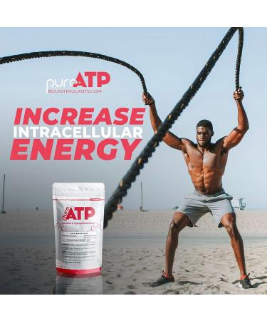 Pure ATP Adenosine Triphosphate Powder - 20g | Boost Intracellular Energy for Brain & Muscle Endurance - Buy Online on GoSupps.com