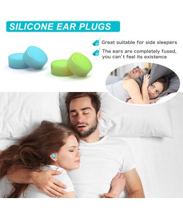 2021 Waterproof Reusable Silicone Ear Plugs - 8 Pairs for Sleeping, Swimming, and Snoring - 32dB Noise Cancelling - Highest NRR - Buy Online on GoSupps.com