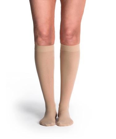 SIGVARIS Women's EVERSHEER 780 Closed Toe Calf Compression Socks 15-20mmHg