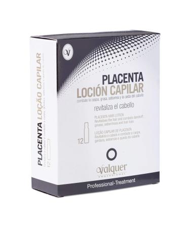 Válquer Placenta Loción Capilar - 12 Units x 15 ml.