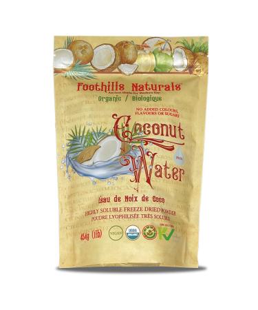 Foothills Naturals Coconut Water Powder Organic - 1 lb (454g) No Added Sugars