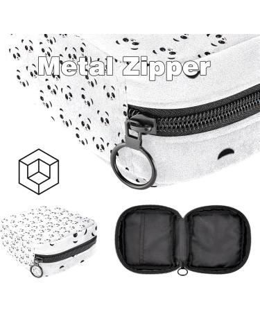 Shop Mini Panda Face Women's Binding Storage Bags | Portable Menstrual Pad & Tampon Holder | Colorful Multicolored Organizer for School & Office - Buy Online on GoSupps.com