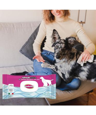 INODORINA Dog Hygiene Additional Towels - Floral Tiare Scented Perfect for International Shipping - Buy Online on GoSupps.com