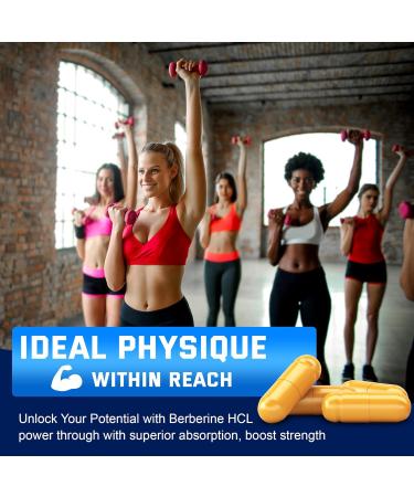 Berberine Supplement - Berberine Weight Loss, High-Potency Berberine 1500MG of Berberine HCL, Plus Citrus Bergamot - for Metabolic, Digestive, and Immune Support - Vegan, Non-GMO, 180 Capsules Berberine 1500mg 180 Count (Pa  - Buy Online on GoSupps.com