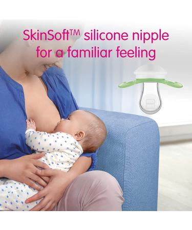 MAM Original Baby Pacifier | Nipple Shape for Healthy Oral Development | Sterilizer Case | Girl Attitude 0-6 (Pack of 2) - Buy Online on GoSupps.com