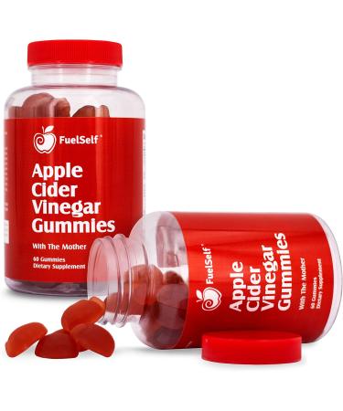 Buy Apple Cider Vinegar Gummy Vitamins with The Mother - 60 Count Vegan & Gluten-Free for Metabolism Immunity & Detox | Vitamin B6 B12 Pomegranate & Beet Root - Buy Online on GoSupps.com