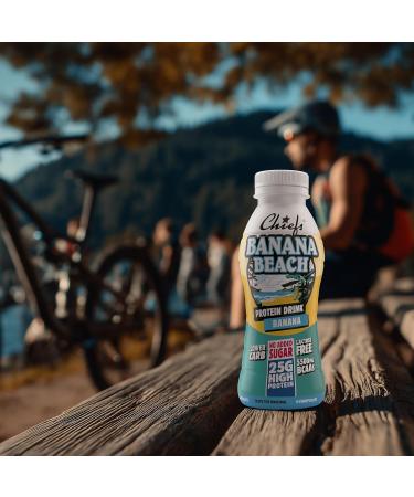 Chiefs Milk Protein Drink avec 25 g de prot ines et BCAA Shake riche en prot ines et faible en glucides sans lactose et sans sucres ajout s 8 x 330 ml (Banana Beach) - Buy Online on GoSupps.com