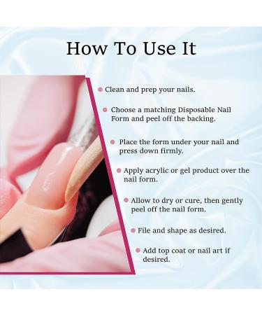 Mia Secret Multistilo 500 PCS Nail Extension Tips & Forms for Acrylic/UV Gel Nails - Guide Stickers Included - Buy Online on GoSupps.com