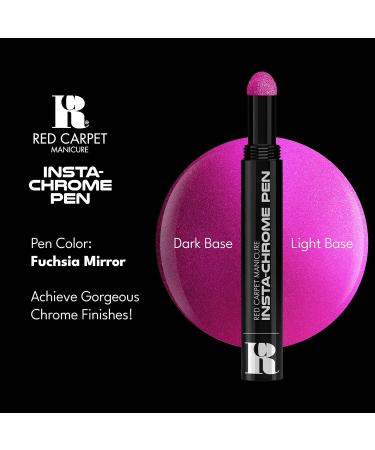 Red Carpet Manicure Insta-Chrome Gel Steps 1 & 3 | No Wipe Gel Top Coat | 0.3 Fl. Oz. - Buy Online on GoSupps.com