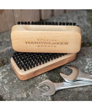 SIDCO Craftsman Wild Boar Bristle Nail Brush - Hand Washing Brush - Dark - 1 Piece - Ideal for Professional Cleaning - Buy Online on GoSupps.com