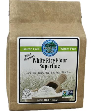 Authentic Foods Superfine White Rice Flour - 3lb - Buy Online on GoSupps.com