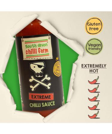 South Devon Chilli Farm Extreme Chilli Sauce - Bhut Jolokia Ghost Pepper - 100ml Bottle - Buy Online on GoSupps.com