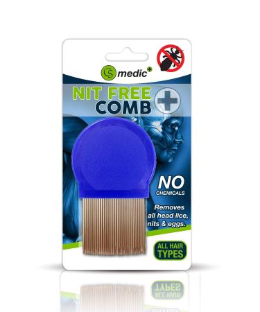 Peigne anti-poux rond m tallique - Qualit standard - Utilisation r guli re