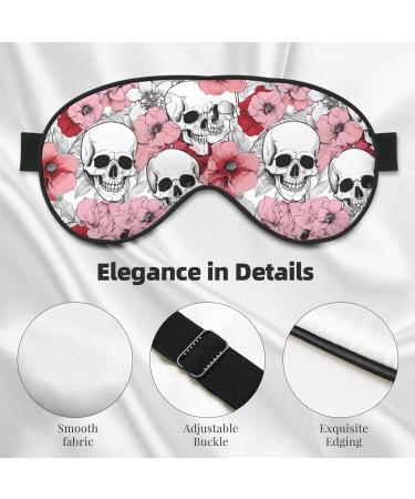 Buy Reusable Blackout Sleep Mask for Men & Women - Soft Eye Masks for Better Sleep Travel & Camping - Color Skulls Design - Buy Online on GoSupps.com