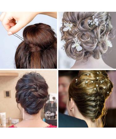 150 Metal Wave Shape Hairpins - 5cm Bobby Pins for Women & Salons Brown Gold Black - Complete Storage Box - Buy Online on GoSupps.com