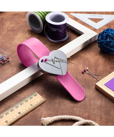 Magnetic Wrist Pin Holder & Comb Set - Pink | Sewing & Hair Styling Accessories - Buy Online on GoSupps.com