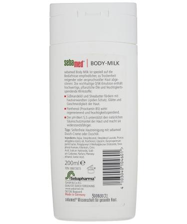 Sebamed Bodymilk 200 ml - Deep Moisture & Elasticity for Healthier Skin | International Shipping Available - Buy Online on GoSupps.com