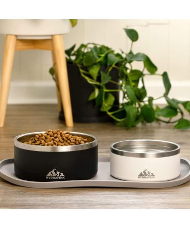 Hydrapeak Non-Slip Stainless Steel Dog Bowl - 8 Cup Orchid | For Water or Food - Buy Online on GoSupps.com