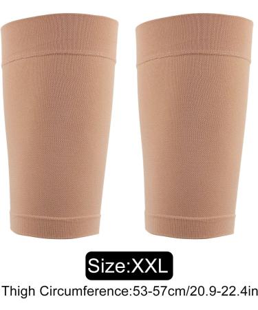 Unisex Thigh Compression Cuffs (Couple) - Knee-Hinge Support Pain Relief for Quads - XXL Thigh Bandage - Buy Online on GoSupps.com