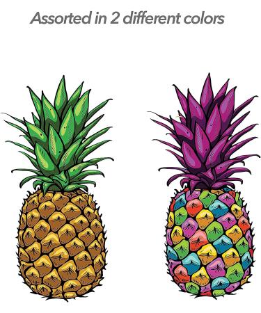 BioSwiss 24pcs Sterile Adhesive Unique Shaped Bandages | Adorable Pineapple Novelty Bandages for Scrapes and Cuts - Buy Online on GoSupps.com