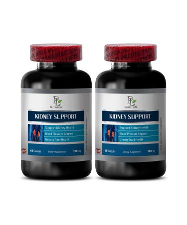 Pure Detox - Kidney Support Complex - Kidney Repair - Kidney Cleanse - Kidney Support - Kidney Restore - Kidney Supplement - Kidney Health Supplement - Kidney Urinary - Kidney - 2 Bottles 120 Caps