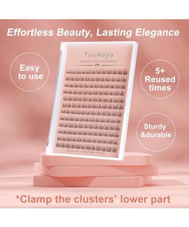 Shop Wispy Cluster Lashes - 144 Pcs Natural Individual Eyelashes | 12mm C D Curl DIY Extensions | Super Thin Band | International Shipping - Buy Online on GoSupps.com