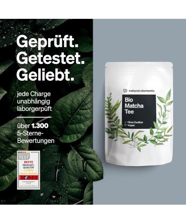 Organic Matcha Powder 100g | Premium Japanese Green Tea - Natural & Additive-Free Lab-Tested Eco-Friendly Packaging - Buy Online on GoSupps.com