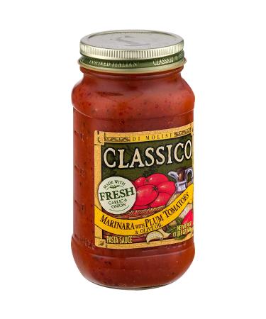 Classico Marinara Pasta Sauce - 24 oz Jar with Plum Tomatoes & Olive Oil - Buy Online on GoSupps.com
