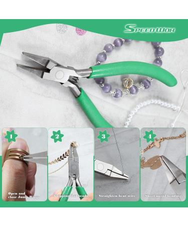SPEEDWOX 5-Inch Flat Nose Pliers - Mini Duck Bill Plier for Jewelry Making & Wire Wrapping - Smooth Jaw for Precision Bending - Ideal for Sheet Metal & Jump Rings - Buy Online on GoSupps.com