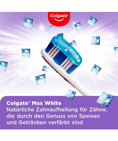 Colgate Max White Sparkle Diamonds Toothpaste 12x75ml | Ideal Tooth Whitening & Breath Freshening - Buy Online on GoSupps.com