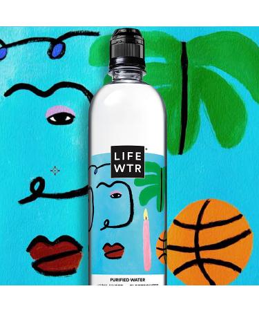 LIFEWTR Premium Purified Water 700 mL - pH Balanced with Electrolytes - Flip Cap Bottle - Buy Online on GoSupps.com