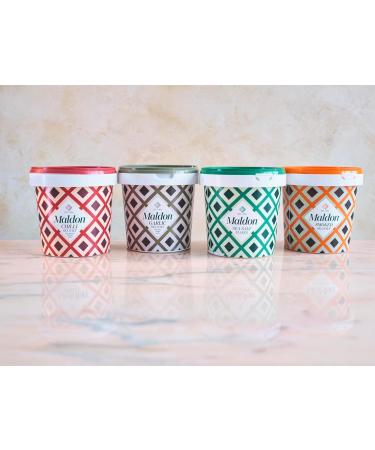 Maldon Chilli Sea Salt with Aleppo & Bird's Eye Chillies - 500g Tub - Buy Online on GoSupps.com