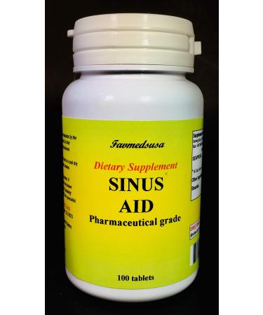 Sinus Aid (Seaprose) Congestion Mucus Sinus Inflamation (1 Bottle - 100 Tablets)